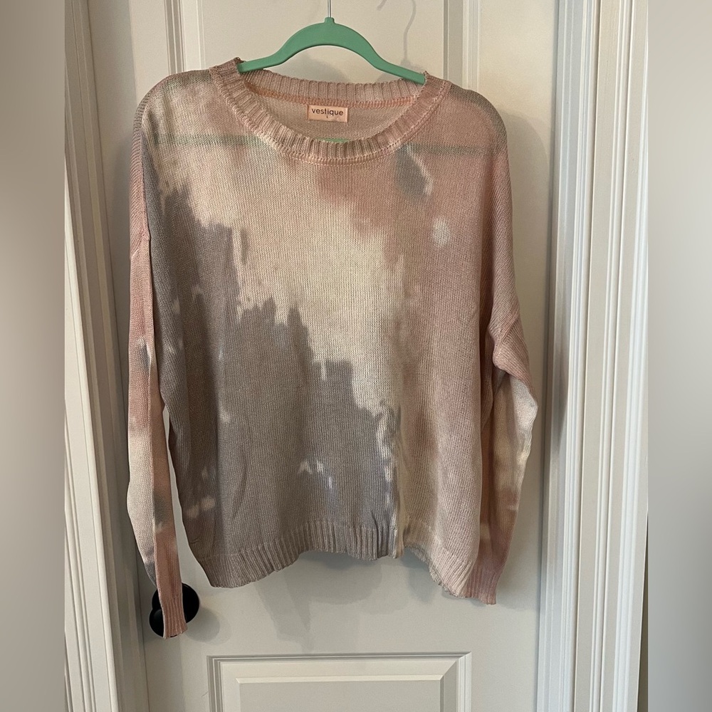 Vestique Pastel Tie-Dye Sweater